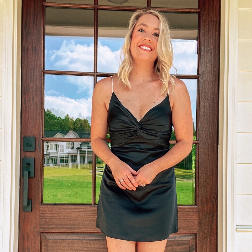 Black Diamond Silk Dress